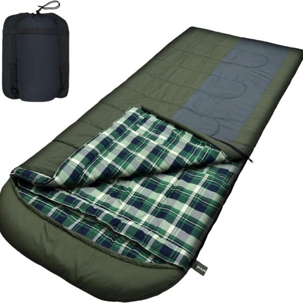 0 Degree Sleeping Bags Waterproof for Adults, Cold Weather Machine Washable Sleeping Bag with Compression Sack for 3 4 Season Camping Outdoor